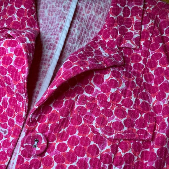 GAP PINK LIGHTWEIGHT BLAZER TOP - Picture 2 of 5